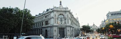 La sede del Banco de España, en la madrileña plaza de Cibeles.