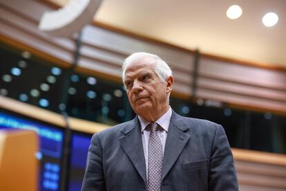 The high representative for Foreign Policy of the EU, Josep Borrell, this Wednesday in Brussels.