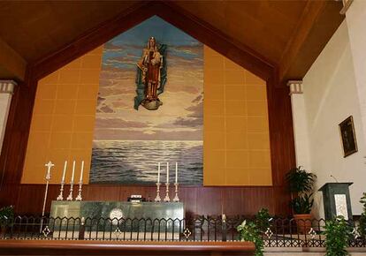 El retablo de Arriaga en la iglesia del Carmen de Benalmádena (Málaga).