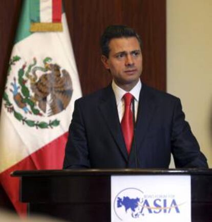 En la imagen, el presidente de mxico, Enrique Pe?a Nieto. EFE/Archivo