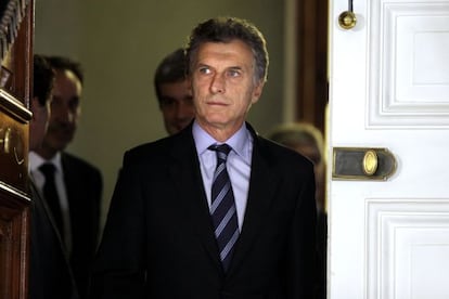 O presidente eleito Mauricio Macri.