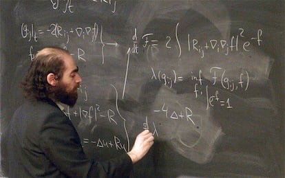 El matemático ruso Gregori Perelman, que ha hecho contribuciones históricas a la geometría.