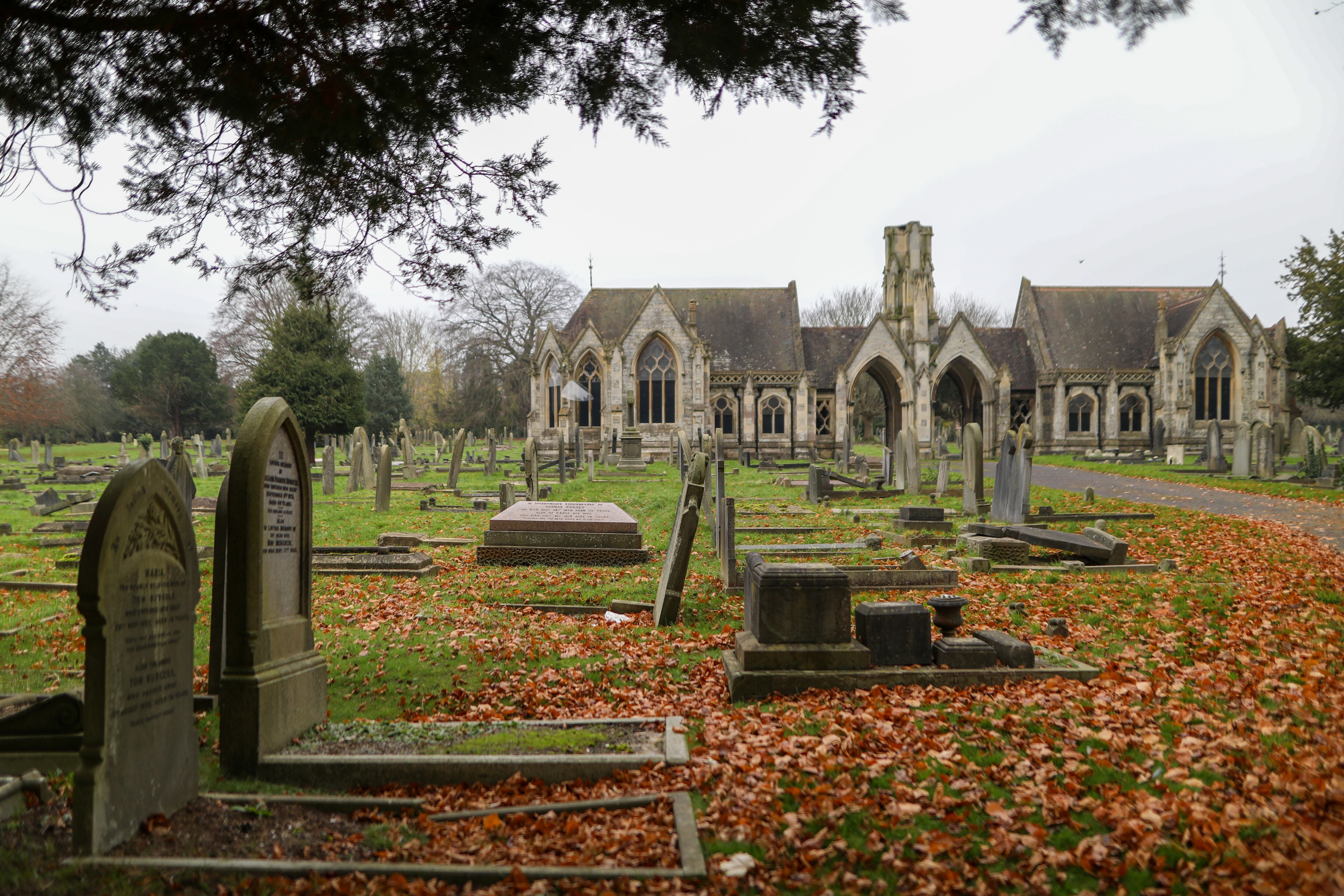 El cementerio de St. James, en Bath.