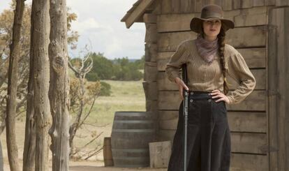 Michelle Dockery, en la miniserie 'Godless'.