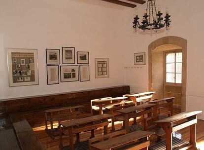 El aula del IES Antonio Machado, en la que el poeta dio clases de francés durante cinco años.