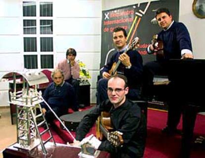 Participantes en el Encuentro Internacional de Guitarra de Linares.