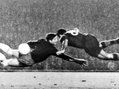 El gol de Evaristo al Madrid, en 1960.