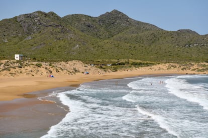 La playa de Calblanque, en el parque regional del mismo nombre.