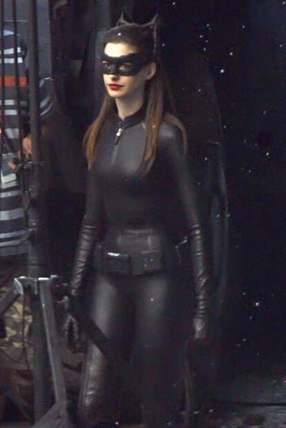 Hathaway, como Catwoman.