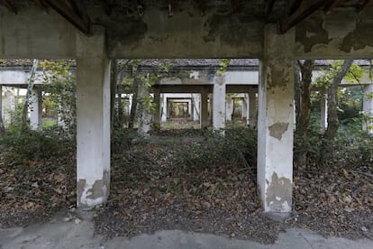 Interior del cuartel de Monte la Reina, en Toro (Zamora), el pasado 12 de octubre. JAVIER ÁLVAREZ