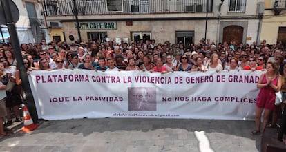 Manifestaci&oacute;n contra la violencia machista en Granada en julio pasado.