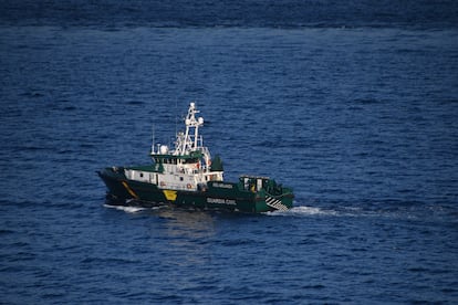 Patrullera de altura de la Guardia Civil 'Río Arlanza' que realizó labores de apoyo el 28 de julio en Ceuta.