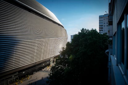 Exterior del Bernabéu el pasado 29 de mayo, durante el concierto de Taylor Swift.