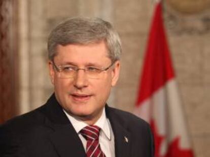 En la imagen, el primer ministro canadiense, Stephen Harper. EFE/Archivo