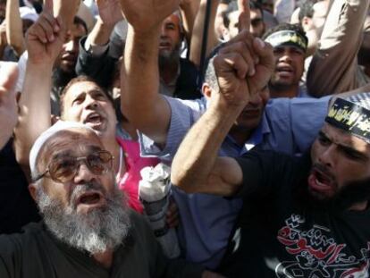 Protesta de salafistas en Tahrir.