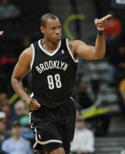 Collins, durante un partido de los Nets.