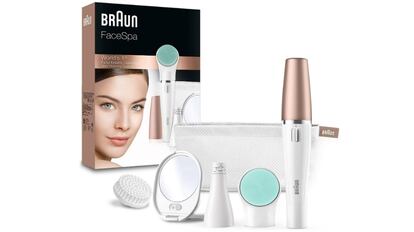 Depiladora facial para mujer FaceSpa de Braun