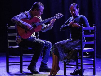 Juan Diego Mateos y Belén Maya, este jueves en el Festival de Jerez.