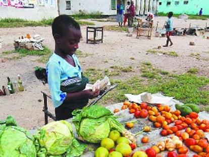 El kilo de tomates se vendía a millones de dólares el pasado miércoles en Harare.