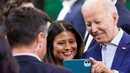 El presidente de EE UU, Joe Biden, durante un acto en Nuevo México el 9 de agosto.