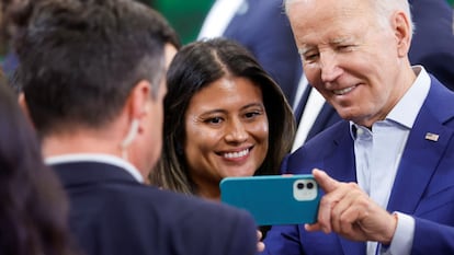 El presidente de EE UU, Joe Biden, durante un acto en Nuevo México el 9 de agosto.