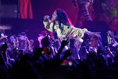 La cantante británica M.I.A., en el festival Axe Ceremonia del año pasado.