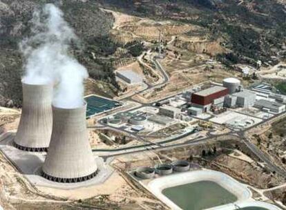 Vista de la central nuclear de Cofrentes en Valencia