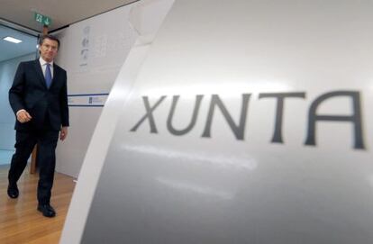 El presidente de la Xunta, Alberto Nuñez Feijóo