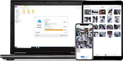 Interfaz de iCloud para Windows