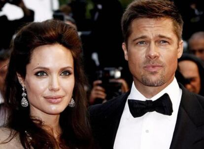 Imagen del matrimonio Jolie-Pitt tomada el pasado 20 de mayo en el Festival de Cannes