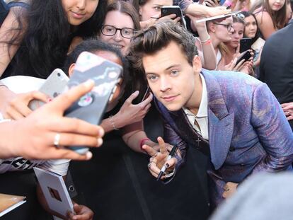 Harry Styles en los ARIA Awards (los premios de la Asociación Australiana de la Industria de la Grabación) de 2017 celebrados en Sydney.