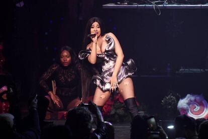 Cardi B en un concierto a principios de diciembre en Mashantucket.