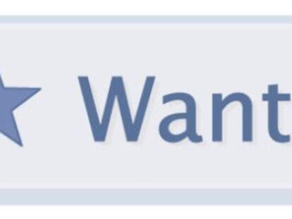 El nuevo botón de Facebook, todavía en pruebas