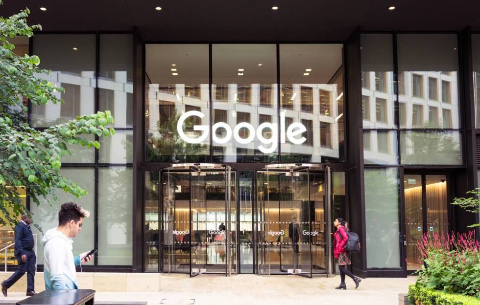 Una imagen del edificio de oficinas de la sede de Google en King's Cross, Londres. Getty Images