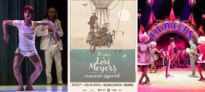 Escena de Pinoxxio, concierto 20 años de Lorie Meyers y Circlassica.