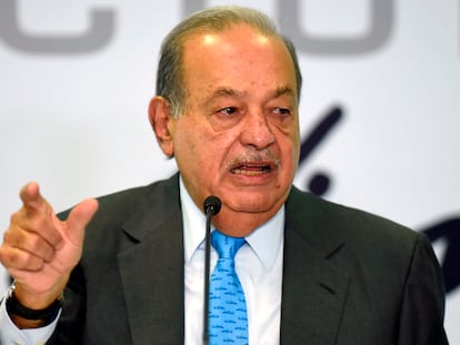 El empresario mexicano Carlos Slim en una fotografía de octubre de 2019.