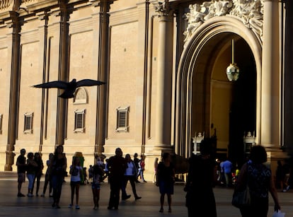 Plaza del Pilar, en Zaragoza.