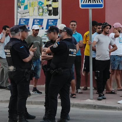 DVD-1274 13.07.2025 Dispositivo de Policía Local y guardia civil controlan los accesos al barrio San Antonio.. © Alfonso Durán