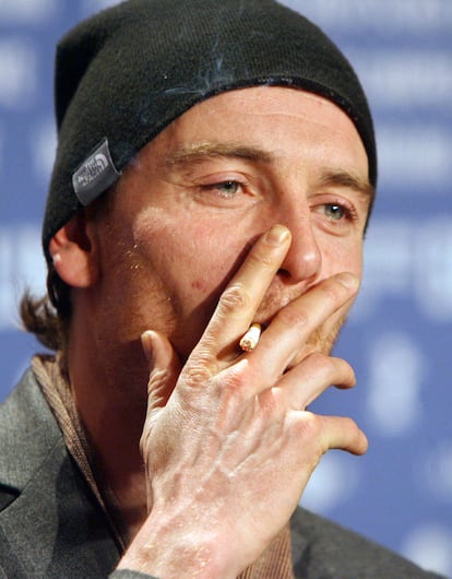 Michael Fassbender durante una rueda de prensa en el Festival de Berlín en 2007.