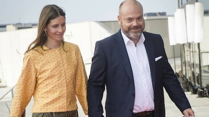 Anders Holch Povlsen y su esposa Anne.