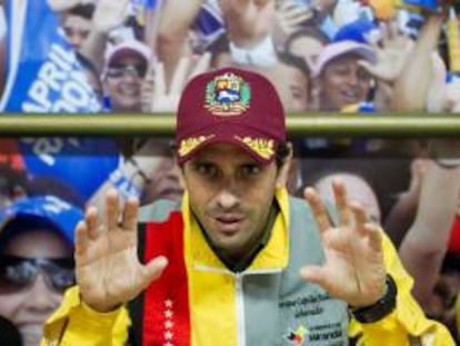 En la imagen, el líder opositor venezolano, Henrique Capriles. EFE/Archivo