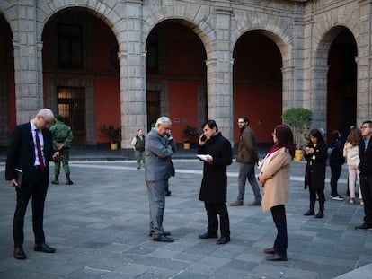 Andrés Manuel López Obrador tras terremoto en Ciudad de México