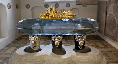 Sarcófago de la reina de Dinamarca.