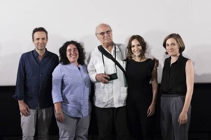 Gustavo Salmerón, Arantxa Echevarría, Carlos Saura, Paula Ortiz y Carla Simón