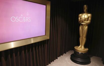 Un Oscar gigante, en Los &Aacute;ngeles, el pasado 22 de febrero.