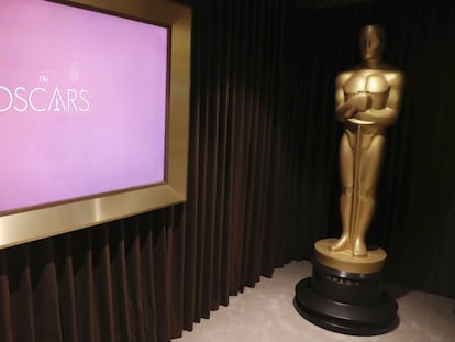 Un Oscar gigante, en Los &Aacute;ngeles, el pasado 22 de febrero.