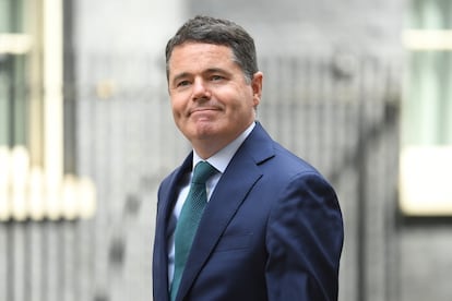 Paschal Donohoe, ministro de Finanzas de Irlanda y presidente del Eurogrupo, en 2019.