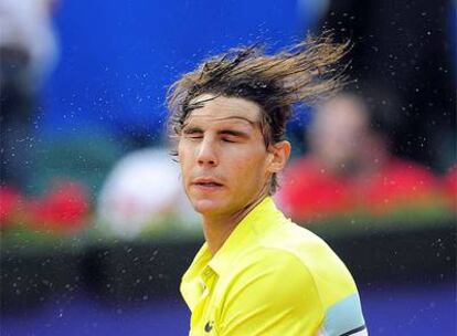 Rafael Nadal tras vencer al portugués Federico Gil en el torneo Conde de Godó.