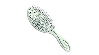 Cepillo para cabello rizado y liso fabricado con cerdas suaves de manera ecológica