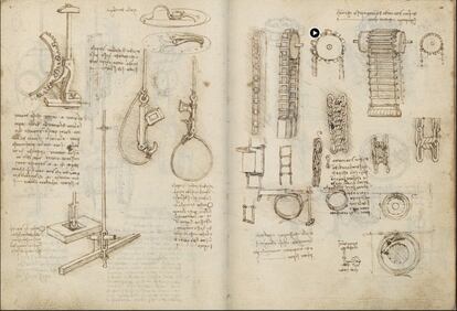 Leonardo da Vinci. Tratado de estática y mecánica.